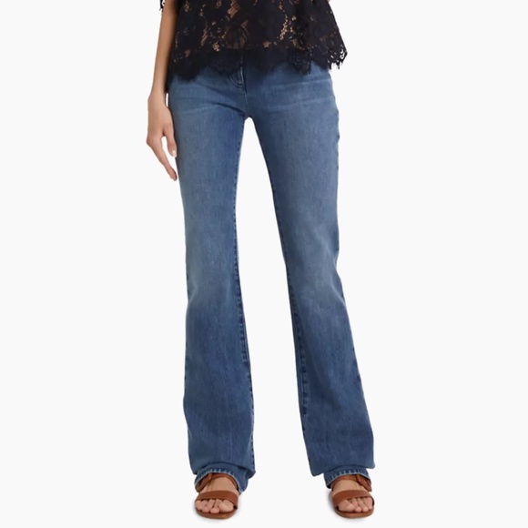 Michael Kors Collection Cotton Slim Stovepipe Jeans in Indigo